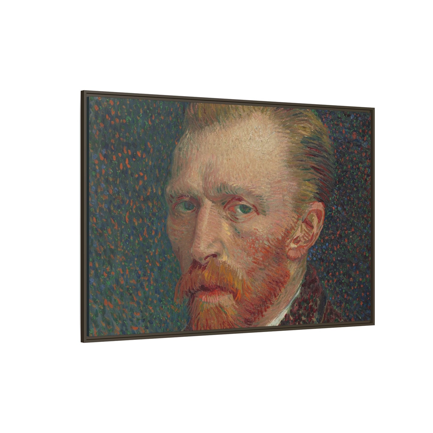 Self-Portrait – Vincent Van Gogh. Matte. Horizontal. Framed canvas.