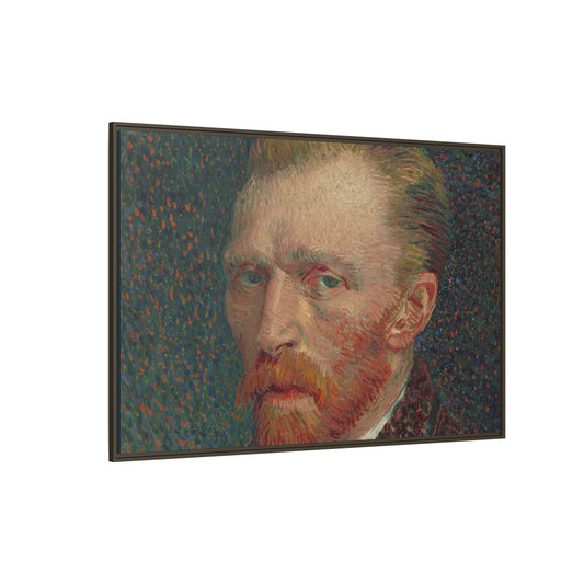Self-Portrait – Vincent Van Gogh. Matte. Horizontal. Framed canvas.