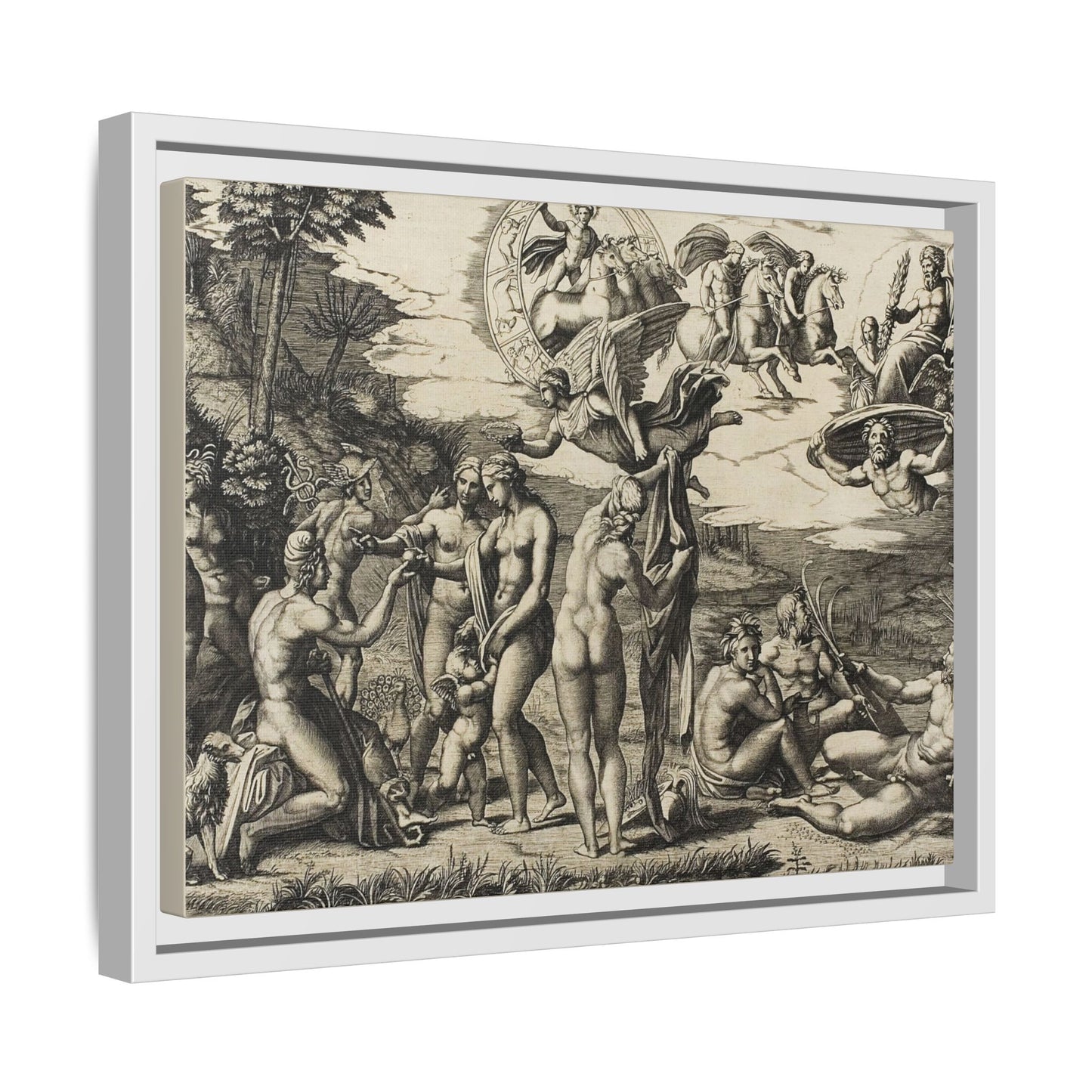 The Judgment of Paris (Marcantonio Raimondi after Raphael, c. 1517–1520)