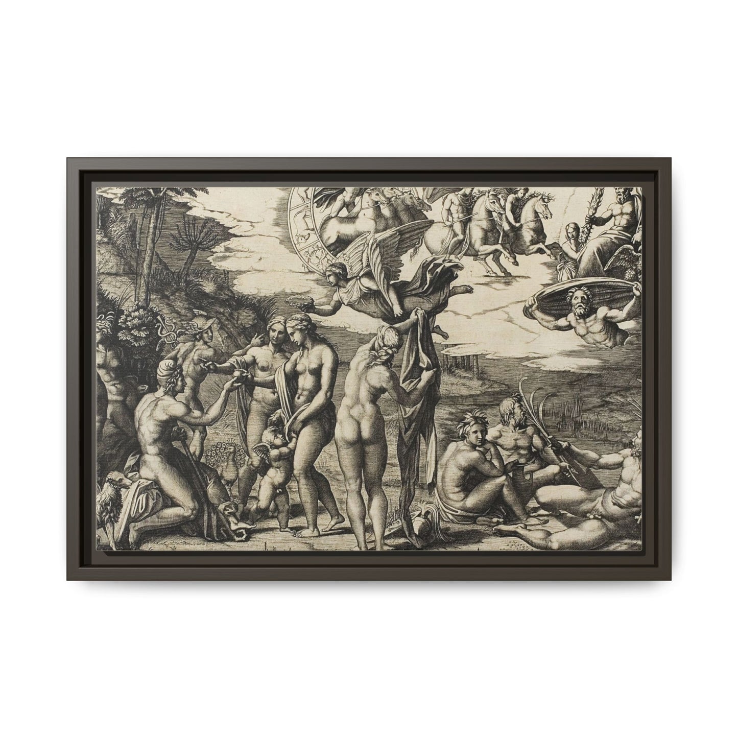 The Judgment of Paris (Marcantonio Raimondi after Raphael, c. 1517–1520)