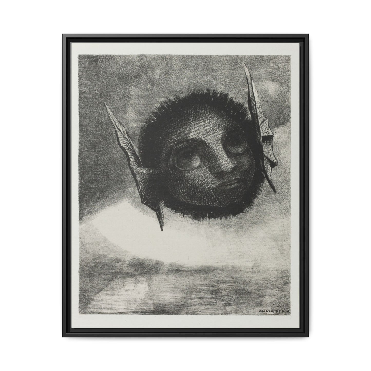 Gnome: Plate Six from In Dreams – Odilon Redon, Paris. Matte. Framed print.