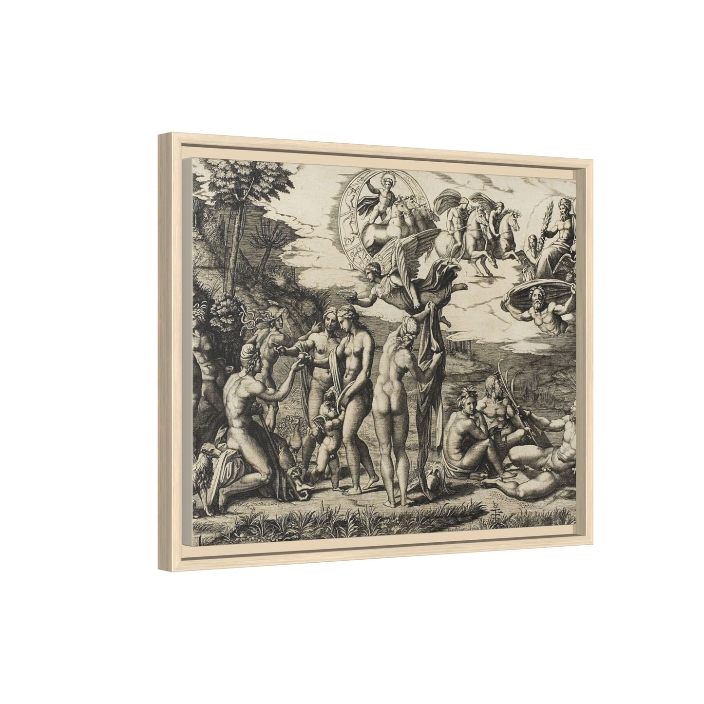 The Judgment of Paris (Marcantonio Raimondi after Raphael, c. 1517–1520)