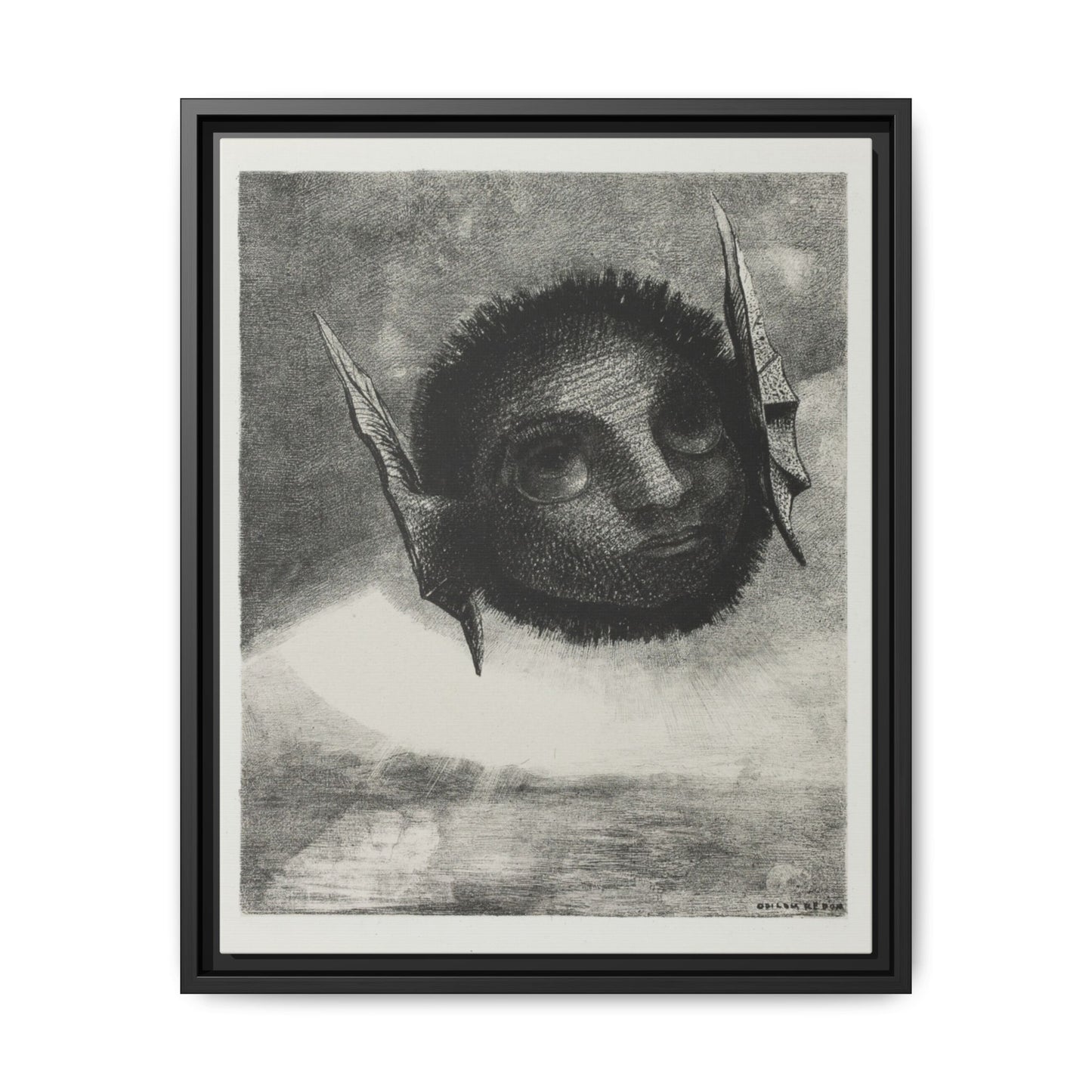 Gnome: Plate Six from In Dreams – Odilon Redon, Paris. Matte. Framed print.