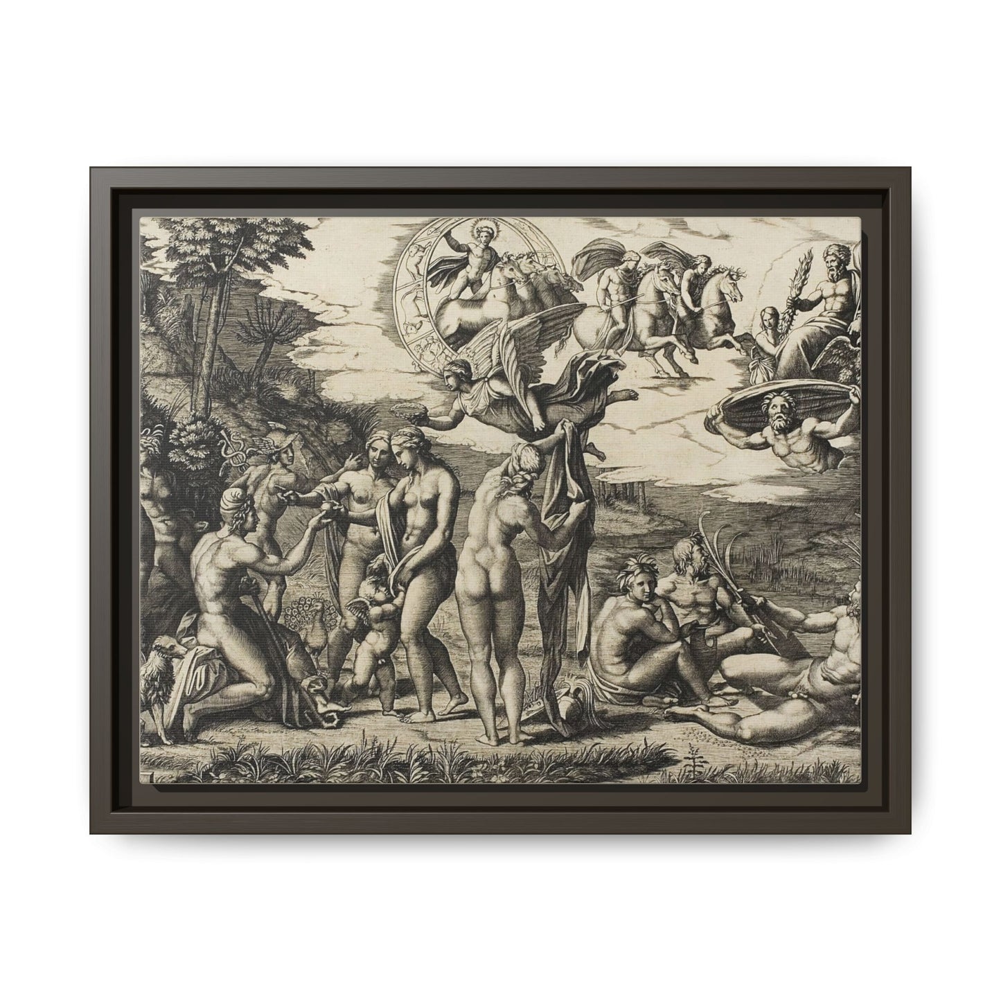 The Judgment of Paris (Marcantonio Raimondi after Raphael, c. 1517–1520)