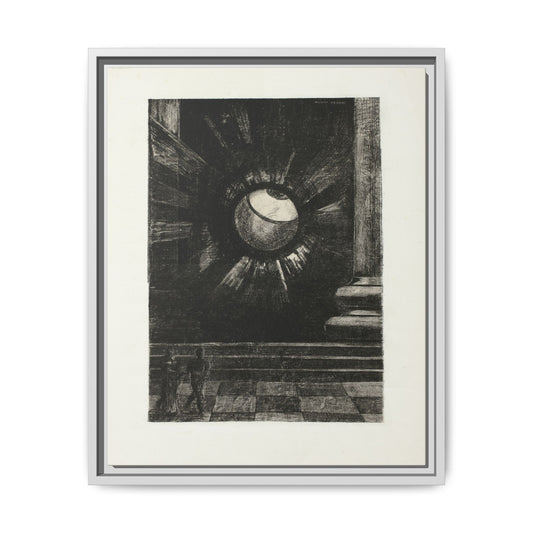 Vision Plate Eight from In Dreams – Odilon Redon, Paris. Matte. Framed canvas.