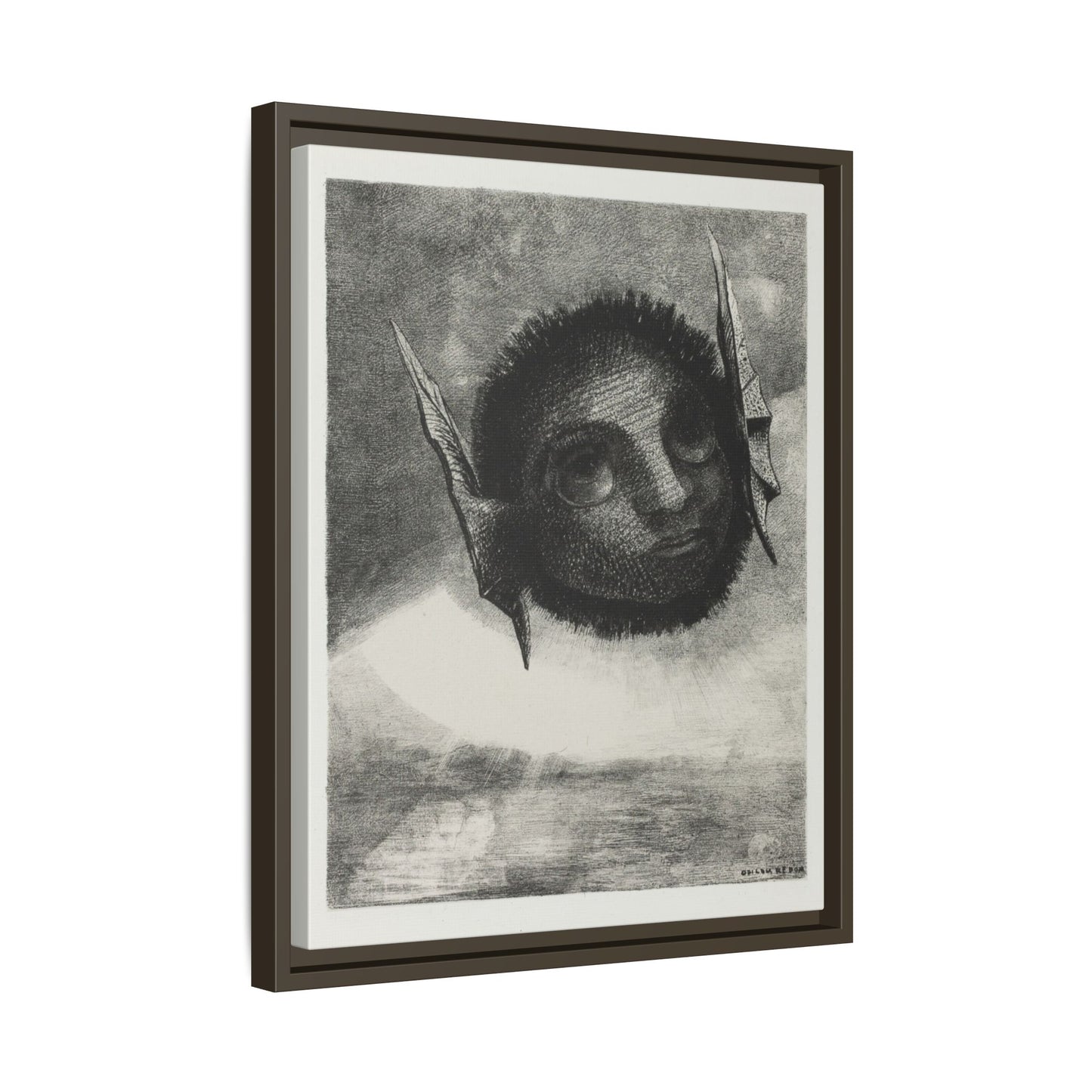 Gnome: Plate Six from In Dreams – Odilon Redon, Paris. Matte. Framed print.